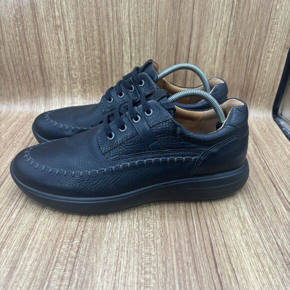 ECCO Seawalker Casual Lace-Up Derby Shoes Men Sz EU 44 USA 10-10.5 Black Leather main image 5